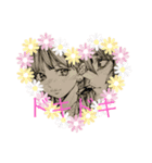 ピクピクン先生が私を描いてくれた似顔絵（個別スタンプ：1）