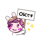 ピクピクン先生が私を描いてくれた似顔絵（個別スタンプ：7）