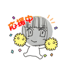 ピクピクン先生が私を描いてくれた似顔絵（個別スタンプ：8）
