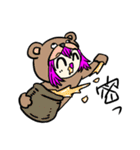とてもとてもアニマルな女の子（個別スタンプ：24）