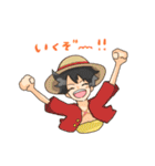 ONE PIECE 麦わらの毎日スタンプ（個別スタンプ：1）