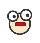 目がデカ男くん（個別スタンプ：2）