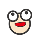 目がデカ男くん（個別スタンプ：3）