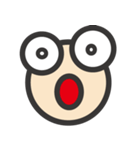 目がデカ男くん（個別スタンプ：6）