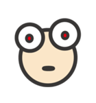 目がデカ男くん（個別スタンプ：7）