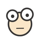 目がデカ男くん（個別スタンプ：8）