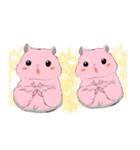 hamsters 双子ハムちゃん（個別スタンプ：12）