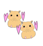 hamsters 双子ハムちゃん（個別スタンプ：40）