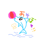 絵下手な海の仲間たち（個別スタンプ：2）