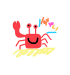 絵下手な海の仲間たち（個別スタンプ：5）