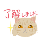 Mau★ねこスタンプ(ビジネスVer.)（個別スタンプ：4）
