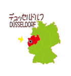 ドイツの地図（個別スタンプ：13）