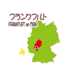ドイツの地図（個別スタンプ：18）