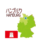 ドイツの地図（個別スタンプ：25）