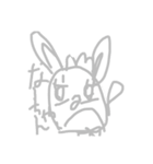 透過したつーちゃん（個別スタンプ：23）