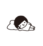 内気で根暗な女の子（個別スタンプ：6）