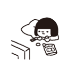 内気で根暗な女の子（個別スタンプ：20）