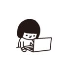 内気で根暗な女の子（個別スタンプ：27）