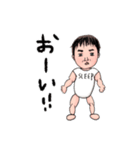 パパが描いた息子（個別スタンプ：1）