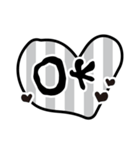 使えるモノトーン手書き文字（個別スタンプ：19）