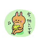 うさぎと毎日いっしょ！！（個別スタンプ：10）