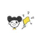 【リンダとレオン】かわいいガーリー（個別スタンプ：4）