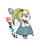 ピクルス大好き！お酢の妖精さんみちゃん（個別スタンプ：1）
