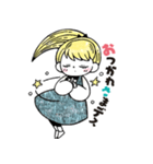 ピクルス大好き！お酢の妖精さんみちゃん（個別スタンプ：9）