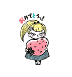 ピクルス大好き！お酢の妖精さんみちゃん（個別スタンプ：11）