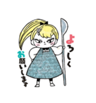 ピクルス大好き！お酢の妖精さんみちゃん（個別スタンプ：16）
