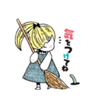 ピクルス大好き！お酢の妖精さんみちゃん（個別スタンプ：19）