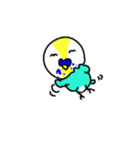 インコたちのやる気のないスタンプ（個別スタンプ：2）