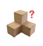 木製キューブ（個別スタンプ：6）