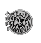 おしゃべりな石像、お父さん編（個別スタンプ：1）