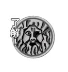 おしゃべりな石像、お父さん編（個別スタンプ：10）