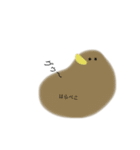 ボーとしてるキーウィ（個別スタンプ：16）