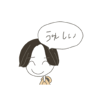 どっちにもとれちゃう顔（個別スタンプ：2）