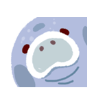 マナティといっしょ。（個別スタンプ：3）