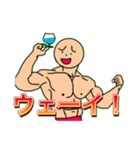 ムキムキキャラクタースタンプ3（個別スタンプ：1）