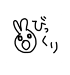 個性派自由気ままうさぎちゃん（個別スタンプ：14）