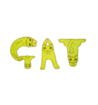 アルファベット猫 2（個別スタンプ：5）