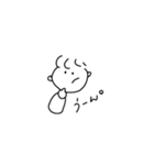 ボクのすたんぷ(モノクロ)（個別スタンプ：2）