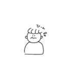 ボクのすたんぷ(モノクロ)（個別スタンプ：5）