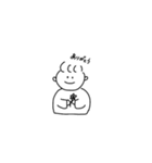 ボクのすたんぷ(モノクロ)（個別スタンプ：6）