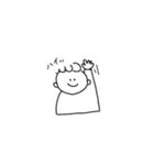 ボクのすたんぷ(モノクロ)（個別スタンプ：14）