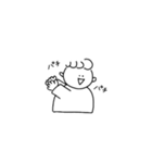 ボクのすたんぷ(モノクロ)（個別スタンプ：32）