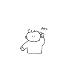 ボクのすたんぷ(モノクロ)（個別スタンプ：39）