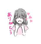 ゆる〜い女の子スタンプ（個別スタンプ：3）