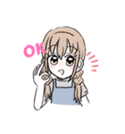 ゆる〜い女の子スタンプ（個別スタンプ：4）