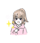 ゆる〜い女の子スタンプ（個別スタンプ：7）